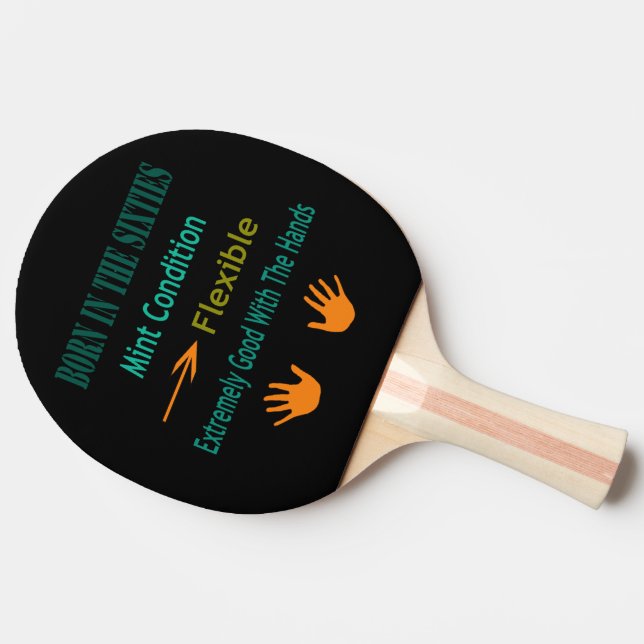 Born i 60-talets design. pingisracket (Sidan)
