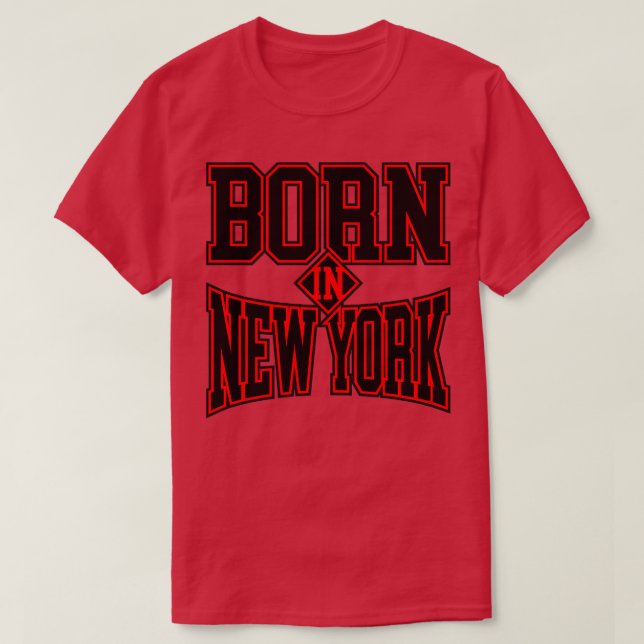 BORN I NEW YORK T SHIRT (Design framsida)
