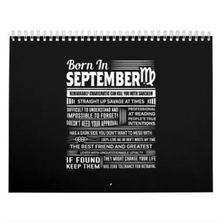 Born i september våg lustiga födelsedagspresent kalender