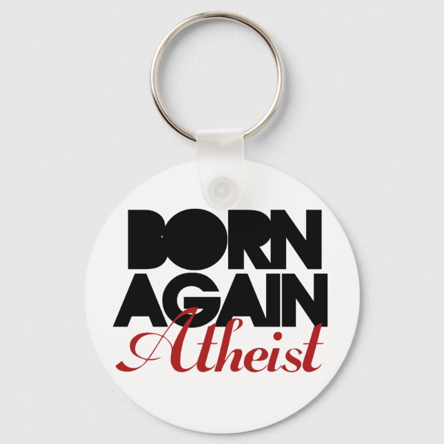 Born igen Atheist Nyckelring (Framsida)