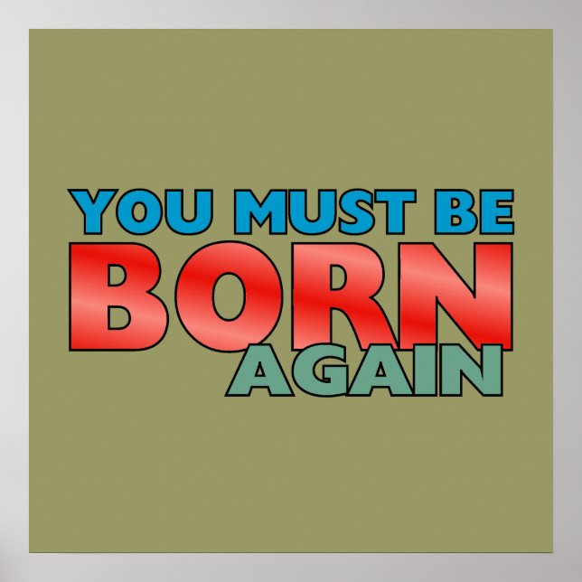 Born igen poster (Framsidan)