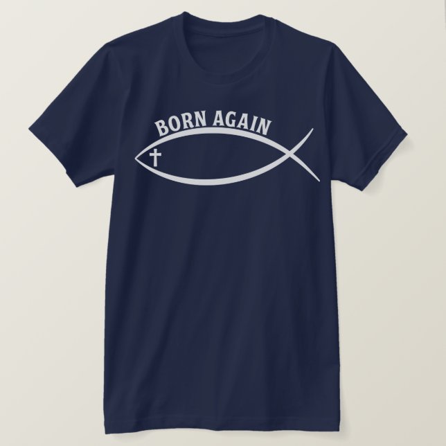 Born igen tee (Design framsida)