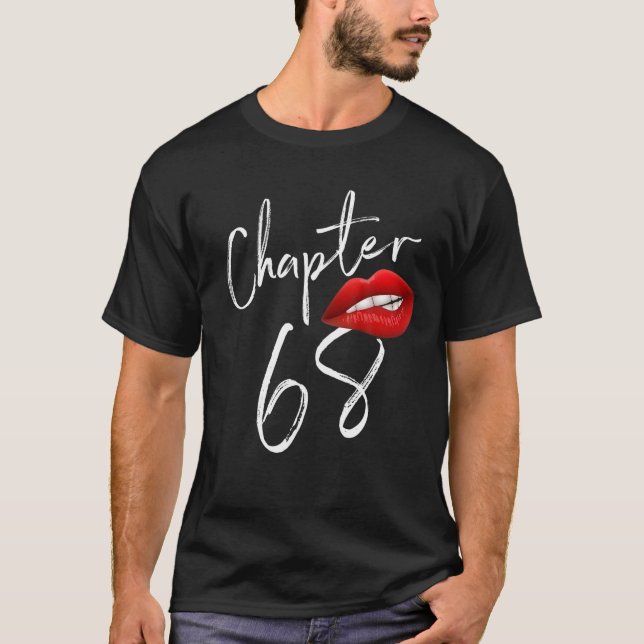 Born In 1954 Chapter 68 Years 68Th Happy Birthday T Shirt (Framsida)