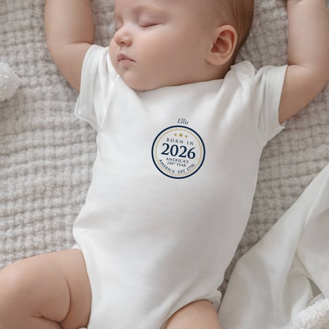 Born in 2026 America 250th Anniversary T Shirt (Skapare uppladdad)