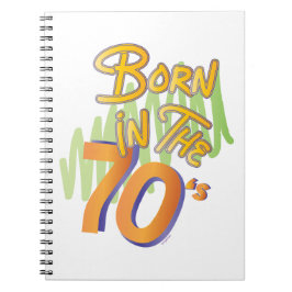 Born-in-the-70s-Coolan Gamla AgeFun Anteckningsbok