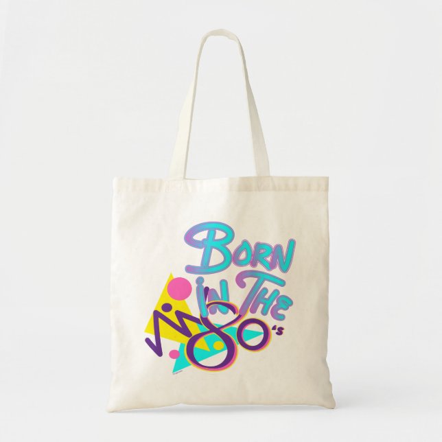 Born-in-the-80-talets Coola Age Art Tygkasse (Framsidan)