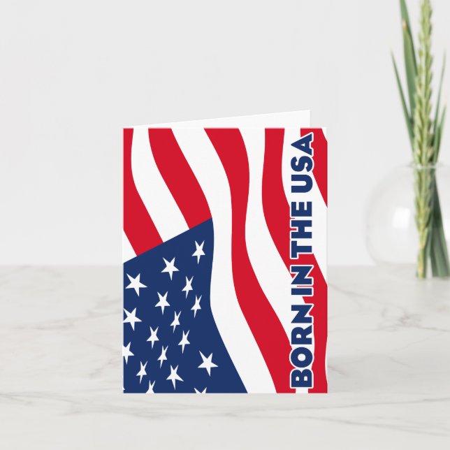 Born in the USA Helgkort (Framsida)