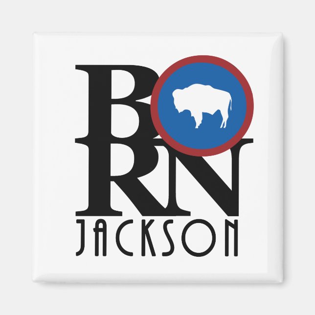 BORN Jackson Wyoming Magnet (Framsidan)