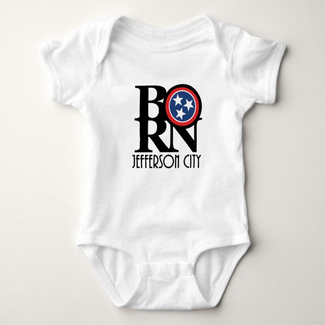 BORN Jefferson City T Shirt (Framsida)