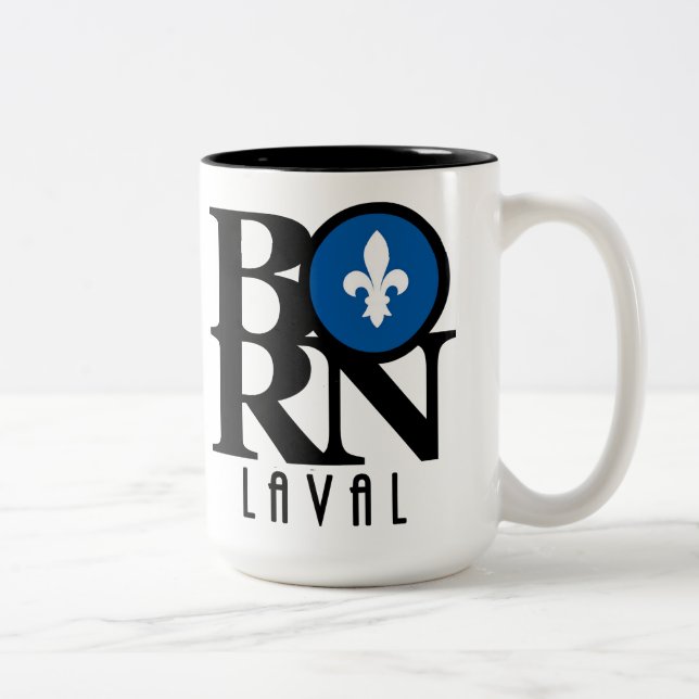 BORN Laval Quebec 15oz Två-Tonad Mugg (Höger)
