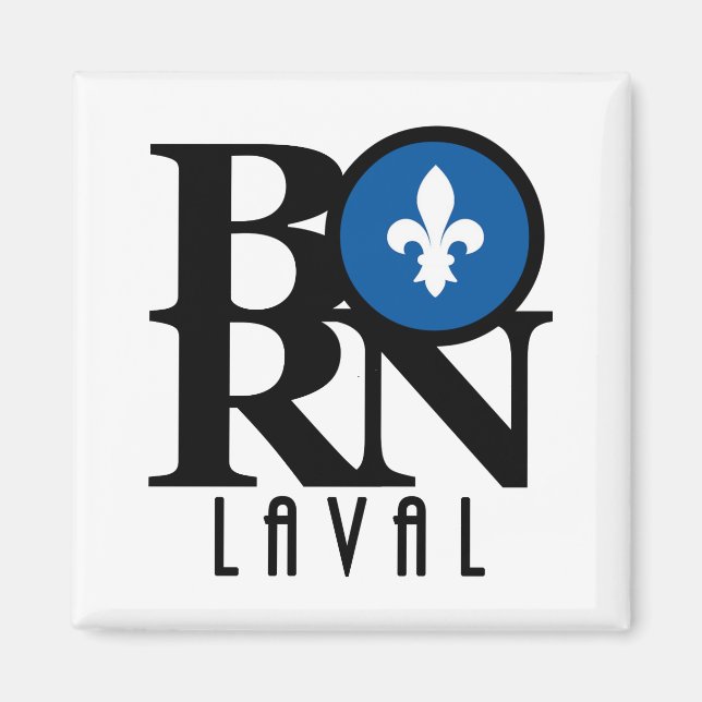 BORN Laval Quebec Magnet (Framsidan)