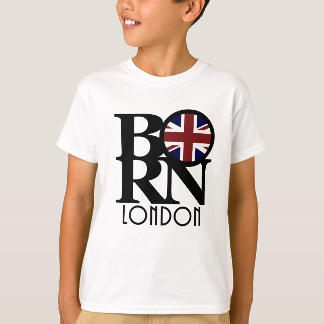 BORN London England T Shirt (Framsida)