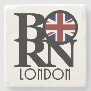 BORN London (UK flagga) Stenunderlägg