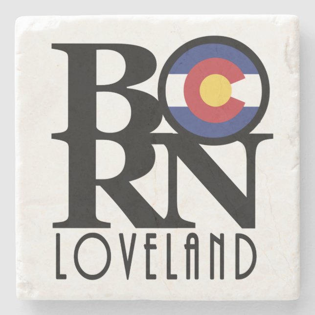 BORN Loveland Colorado Stenunderlägg (Framsidan)