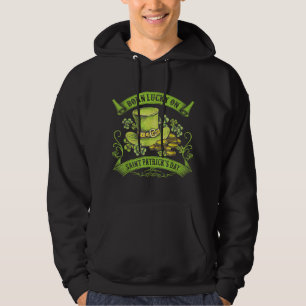 Born Lucky på Saint patrick's day Funny Birthday G Hoodie