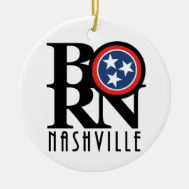 BORN Nashville Julgransprydnad Keramik