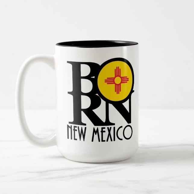 BORN New mexico Två-Tonad Mugg (Vänster)