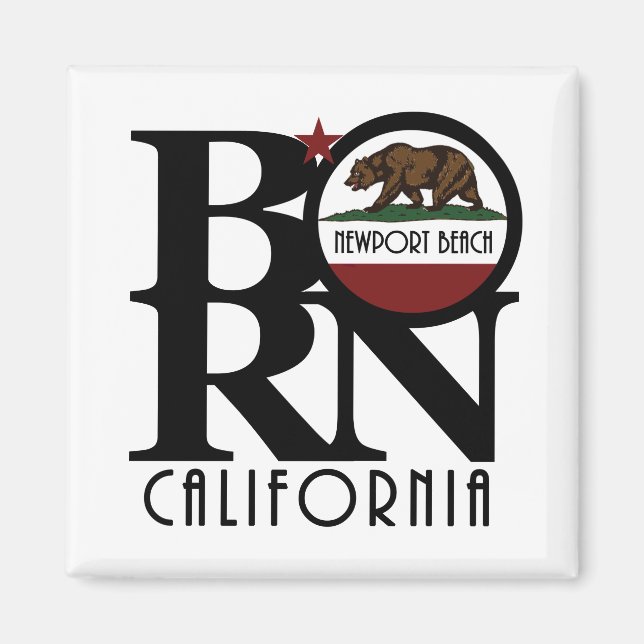 BORN Newport Beach Magnet (Framsidan)
