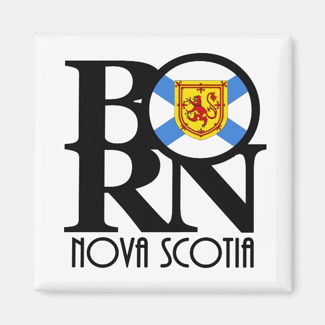 BORN Nova Scotia Magnet (Framsidan)