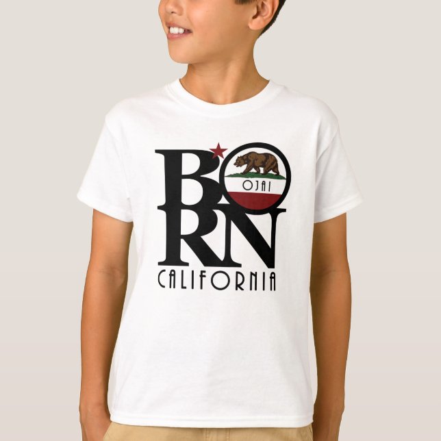 BORN Ojai California T Shirt (Framsida)