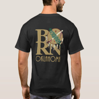 BORN Oklahoma (utskriften guld) T Shirt