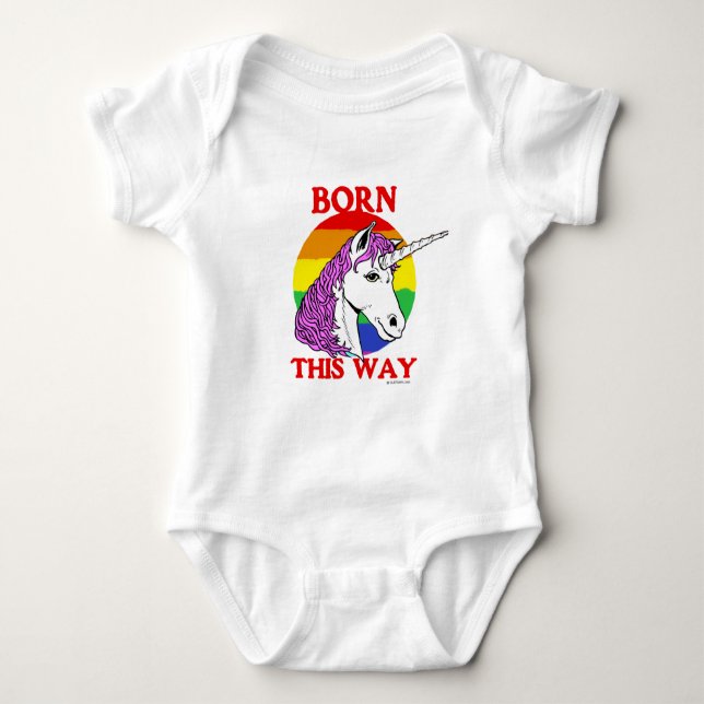 Born på det här sättet t-shirt (Framsida)