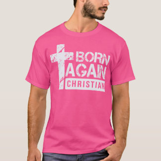 Born på nytt Christian Faith-baserad design Jesus  T Shirt