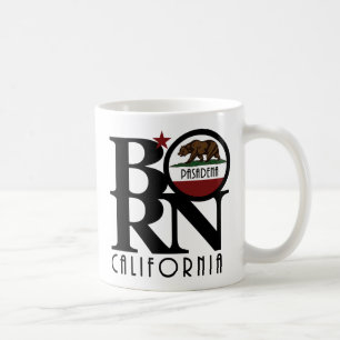 BORN Pasadena California 11oz Kaffemugg