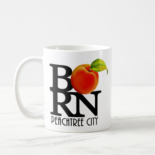 BORN Peachtree City 11oz Kaffemugg (Vänster)