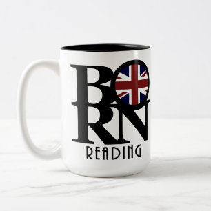BORN Reading England 15oz Två-Tonad Mugg