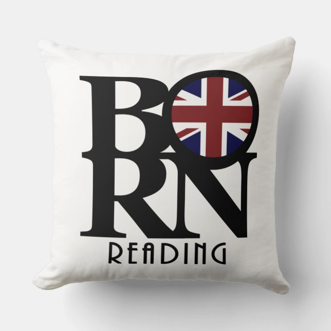 BORN Reading England Kudde (Framsida)
