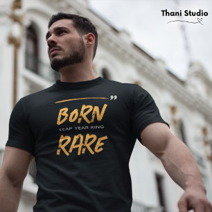 Born Sällsynt Leap Year Kung Feb 29 Birthday T Shirt