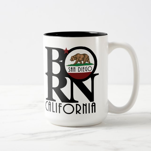 BORN San Diego 15oz Två-Tonad Mugg (Höger)
