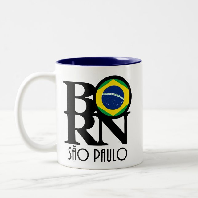 BORN São Paulo 11oz Två-Tonad Mugg (Vänster)