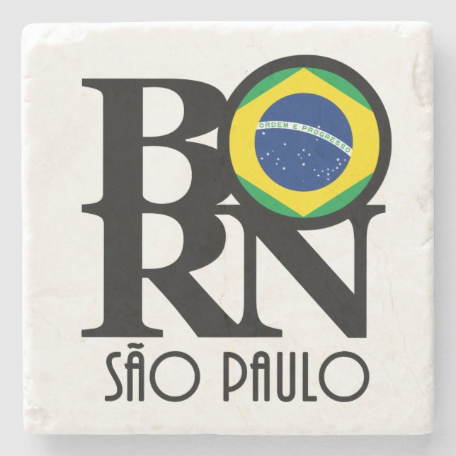 BORN Sao Paulo Brasilien Stenunderlägg (Framsidan)