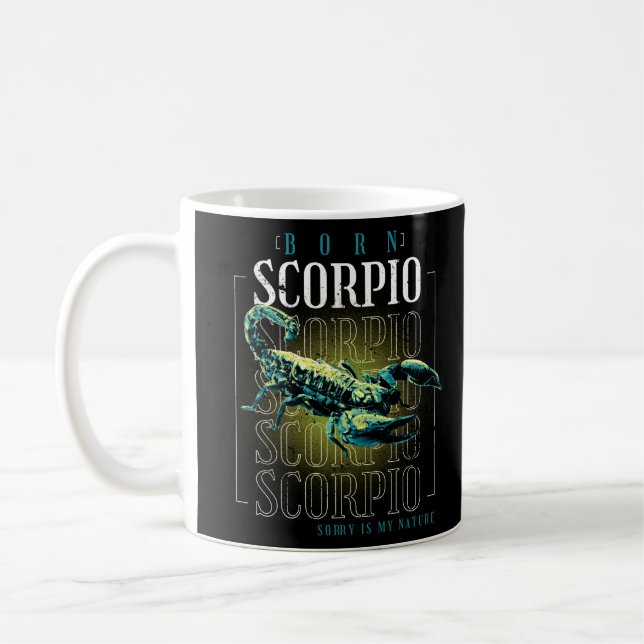 Born Scorpio Kaffemugg (Vänster)