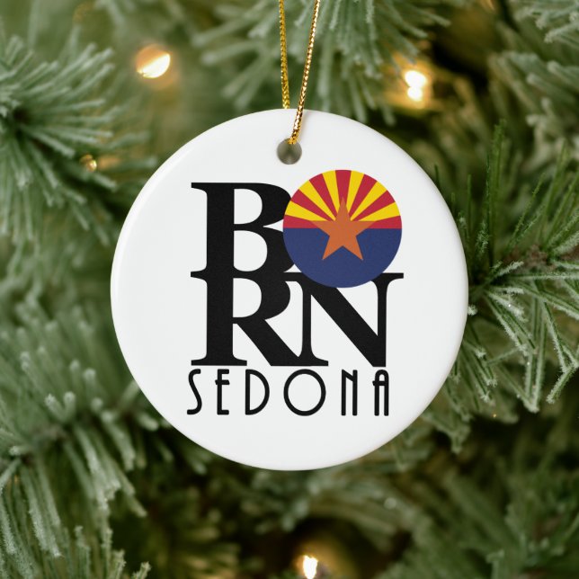 BORN Sedona Arizona Julgransprydnad Keramik (Träd)