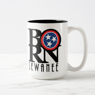 BORN Sewanee Tennessee 15oz Två-Tonad Mugg