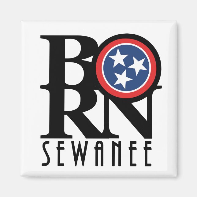 BORN Sewanee Tennessee Magnet (Framsidan)