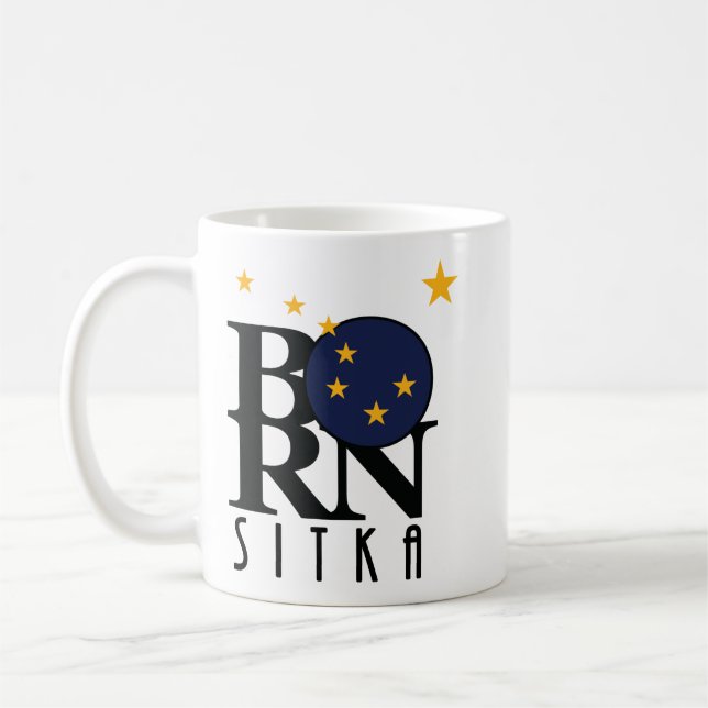 BORN Sitka Alaska 11oz Kaffemugg (Vänster)