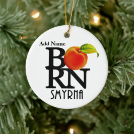 BORN Smyrna Georgia Julgransprydnad Keramik