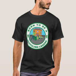 Born som återvinningsförklaring t shirt