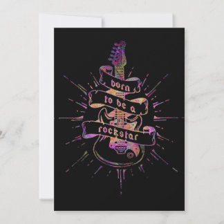 Born som Rockstjärna Julkort