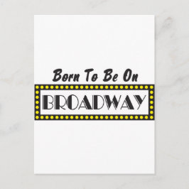 Born som ska vara på Broadway Vykort