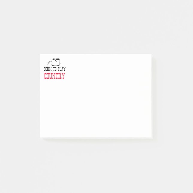 Born som spelar land post-it block (Framsida)