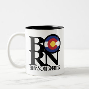 BORN Steamboat Vår Colorado 11oz Två-Tonad Mugg