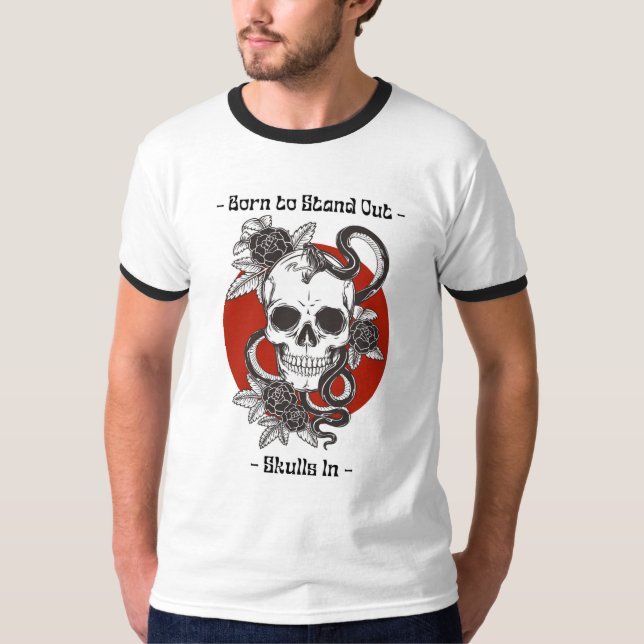 Born T Shirt Best Disgine (Framsida)
