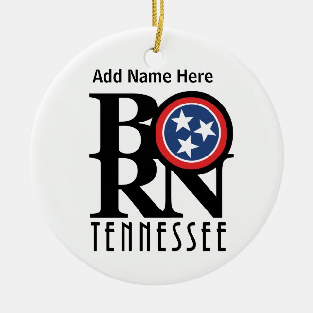 BORN Tennessee Julgransprydnad Keramik (Framsidan)