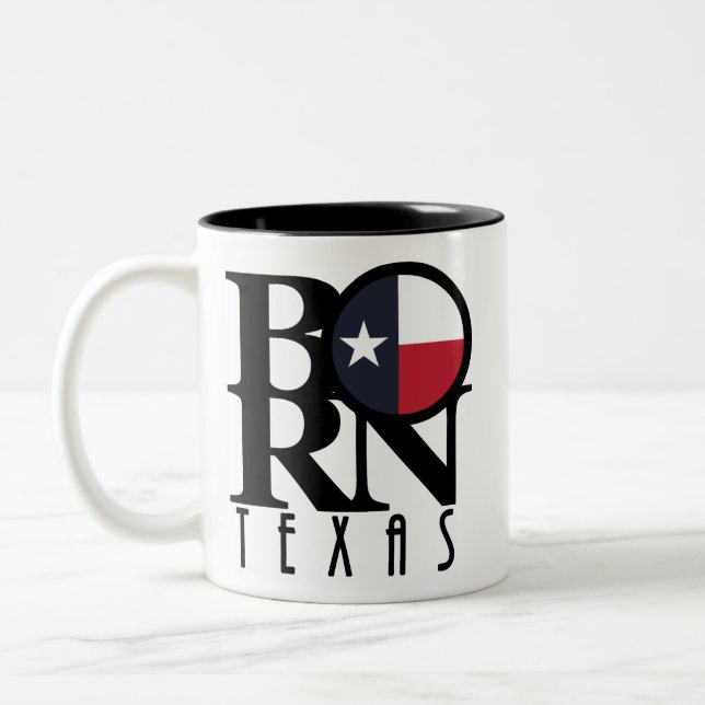 BORN Texas 11oz Two-Tone Coffee Mugg (Vänster)