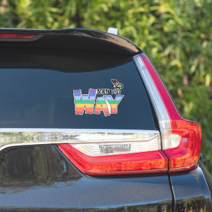 Born The Way Rainbow Klistermärken